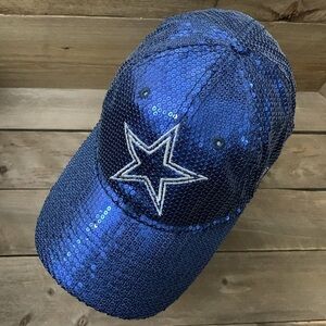 DALLAS COWBOYS 💙 LIMITED EDITION BLING SEQUIN SPARKLE Cap 🧢 NEW ERA